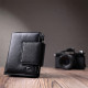 Вертикальный кошелек для женщин из натуральной кожи ST Leather Черный