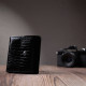 Женский фактурный кошелек из натуральной кожи ST Leather Черный