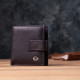 Компактный женский кошелек из натуральной кожи ST Leather Коричневый