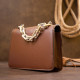 Горизонтальная сумка из кожзаменителя Vintage sale_ Коричневая