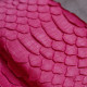 Яркий женский клатч Snake Leather sale_ Розовый