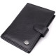 Вместительная обложка на документы унисекс из натуральной кожи ST Leather Черный