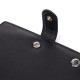 Вместительная обложка на документы унисекс из натуральной кожи ST Leather Черный