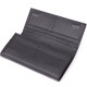 Вместительный кошелек для женщин из натуральной кожи ST Leather Черный