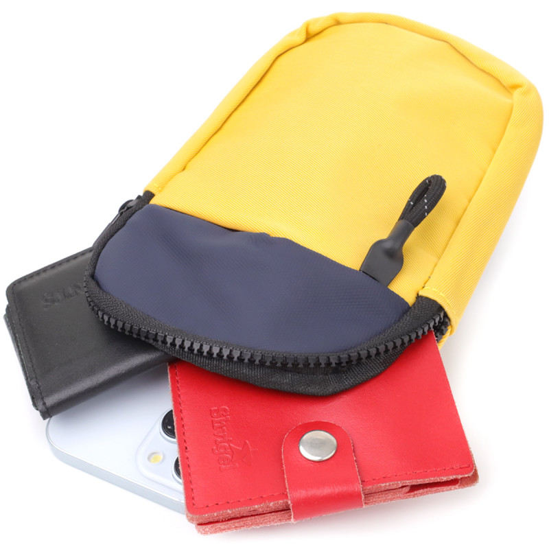 Слинг сумка для путешествий из качественного текстиля Vintage sale_ Желтый