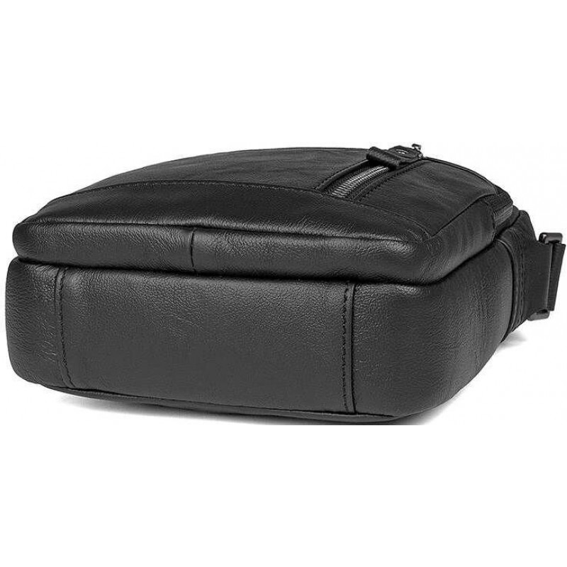 Сумка Vintage из натуральной кожи Черная