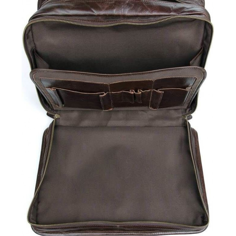 Сумка Vintage из натуральной кожи Коричневая