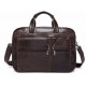 Сумка для ноутбуку з натуральної шкіри Vintage Коричнева