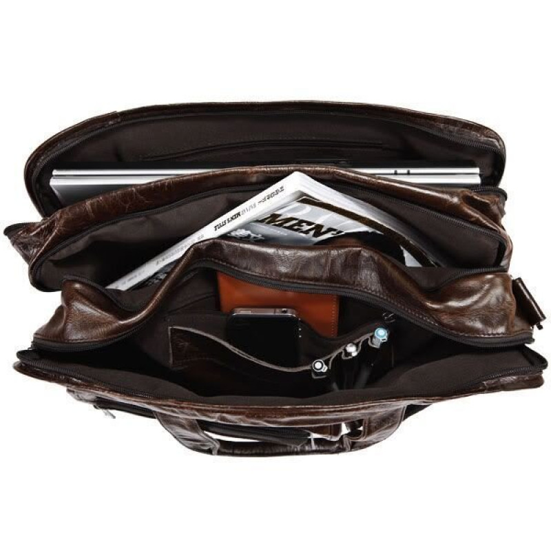 Сумка чоловіча Vintage Коричнева