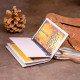 Визитница-книжка ST Leather Лиловая