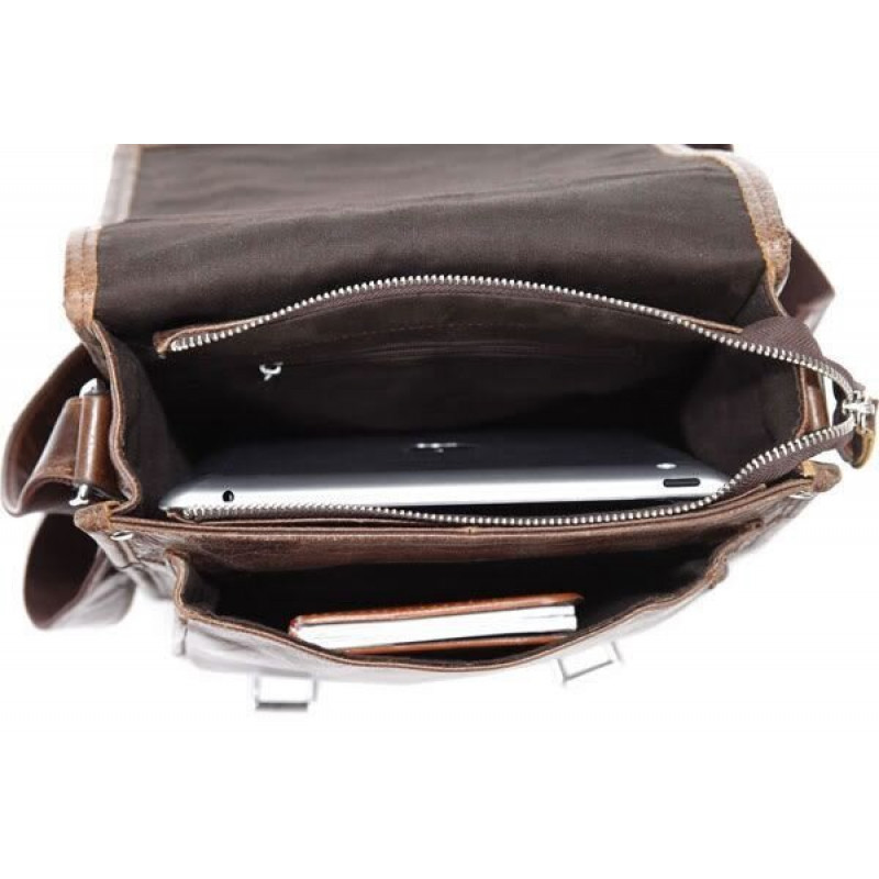 Сумка чоловіча Vintage Коричнева