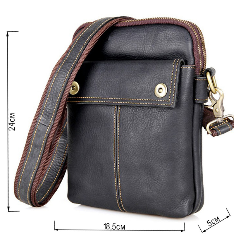 Сумка мужская Vintage Черная