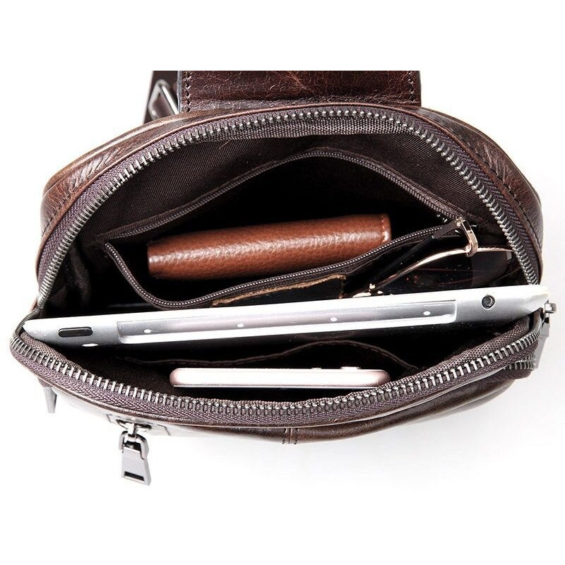 Сумка чоловіча Vintage Коричнева