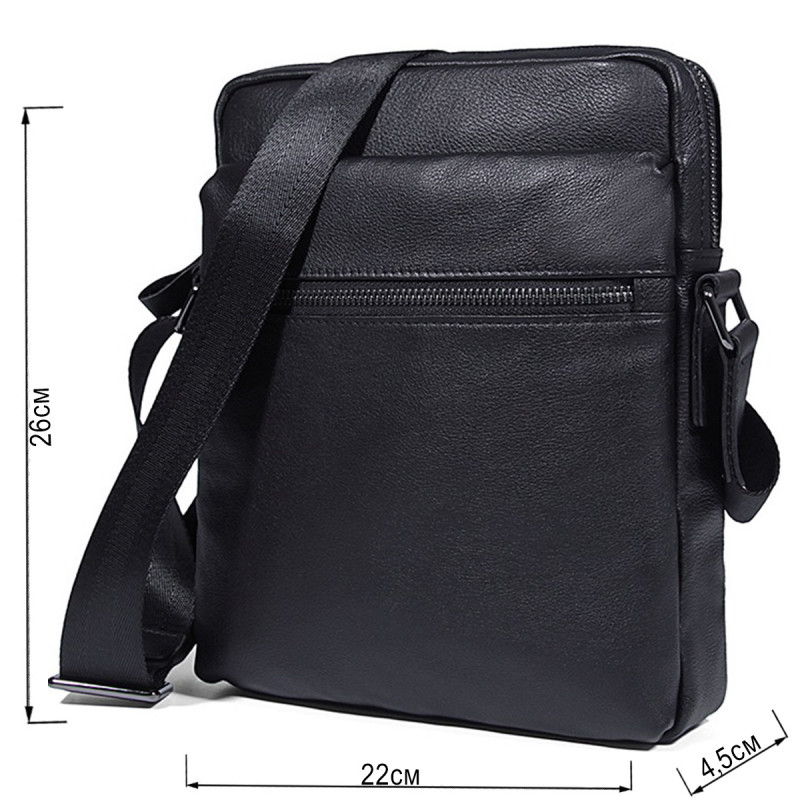 Сумка чоловіча Vintage Чорна