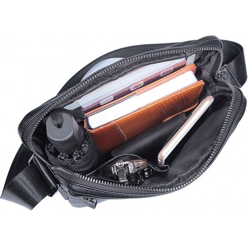 Сумка чоловіча Vintage Чорна