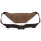 Сумка поясная текстильная Vintage Коричневая