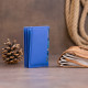 Визитница-книжка ST Leather Синяя