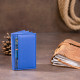 Визитница-книжка ST Leather Синяя
