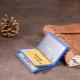 Визитница-книжка ST Leather Синяя