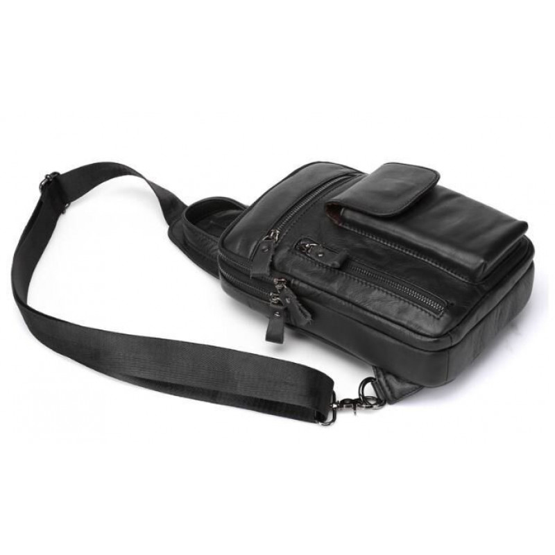 Сумка через плечо мужская Vintage Черная