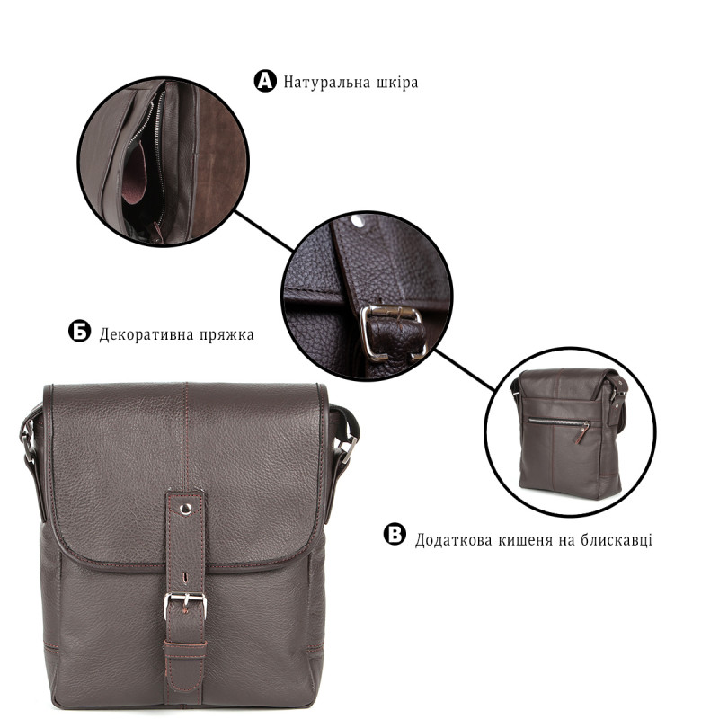 Сумка SHVIGEL Коричневая