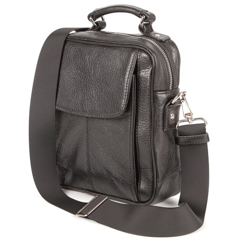 Сумка SHVIGEL з високоякісної шкіри Чорна