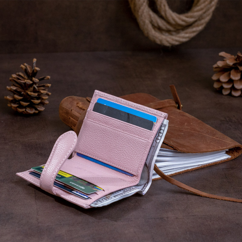 Кошелек-визитница ST Leather Розовый