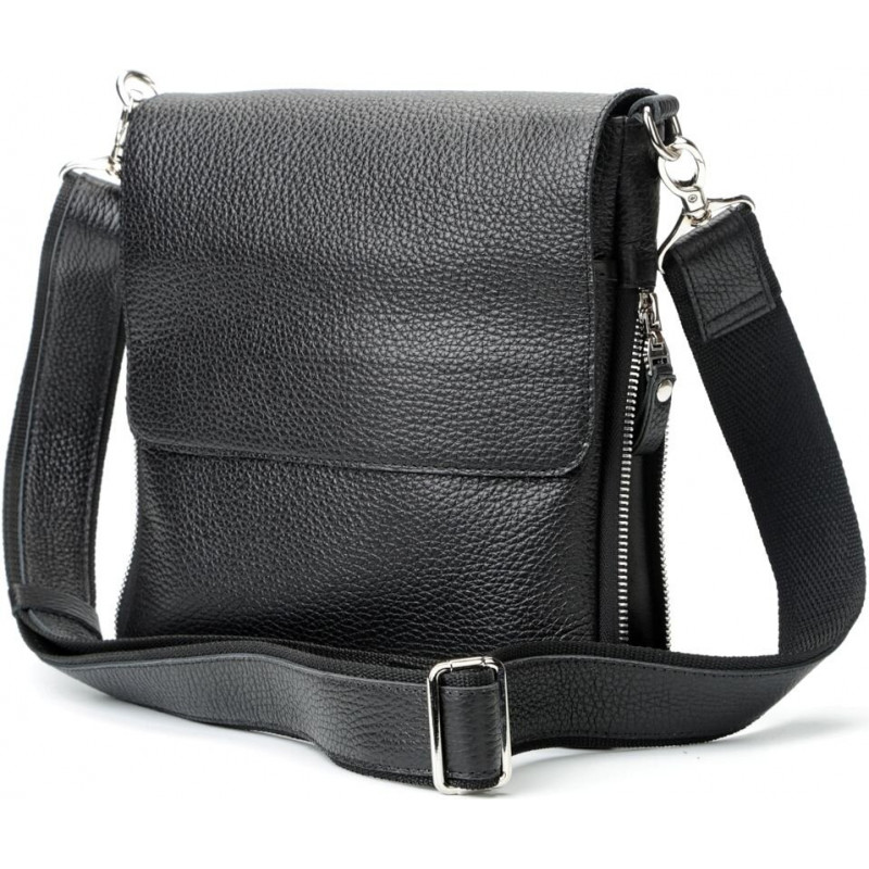 Сумка SHVIGEL из натуральной кожи Черная