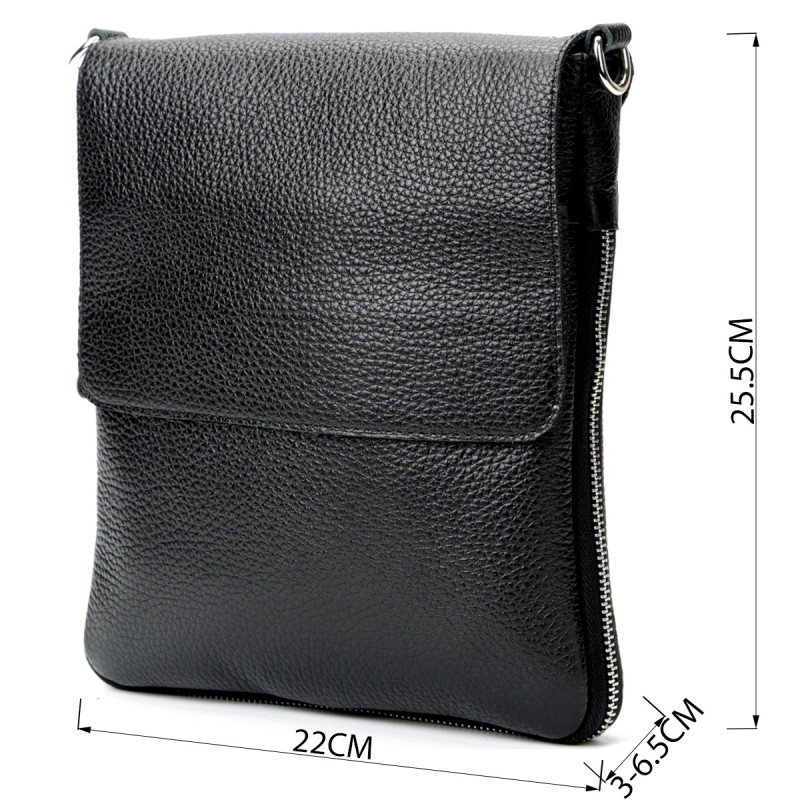 Сумка SHVIGEL из натуральной кожи Черная