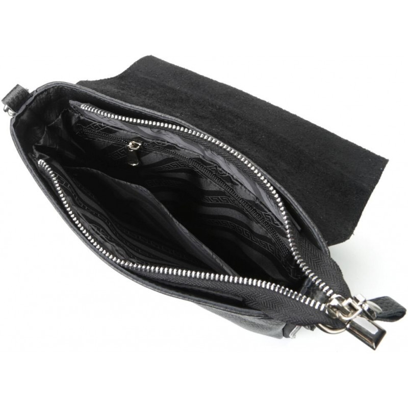 Сумка SHVIGEL из натуральной кожи Черная