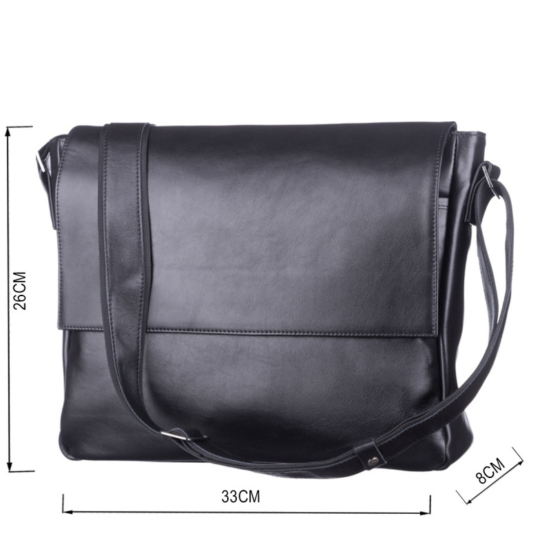 Сумка SHVIGEL кожаная Черная