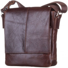 Сумка SHVIGEL кожаная Коричневая