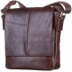 Сумка SHVIGEL кожаная Коричневая