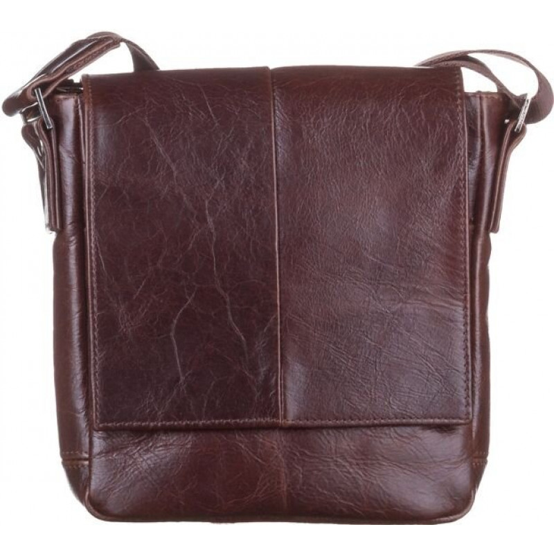 Сумка SHVIGEL кожаная Коричневая