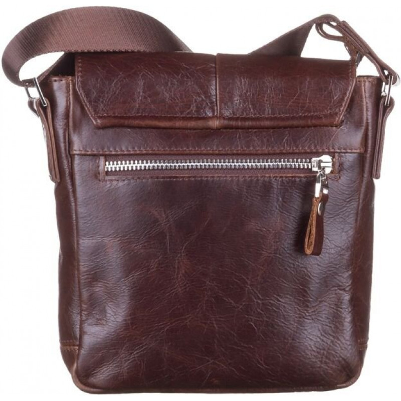 Сумка SHVIGEL кожаная Коричневая