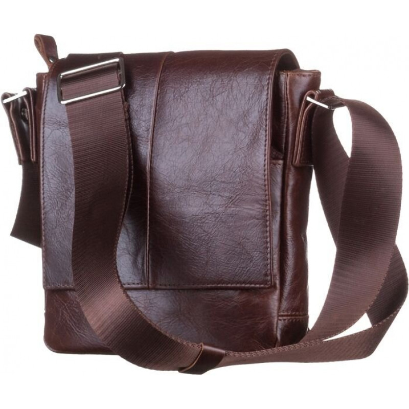 Сумка SHVIGEL кожаная Коричневая