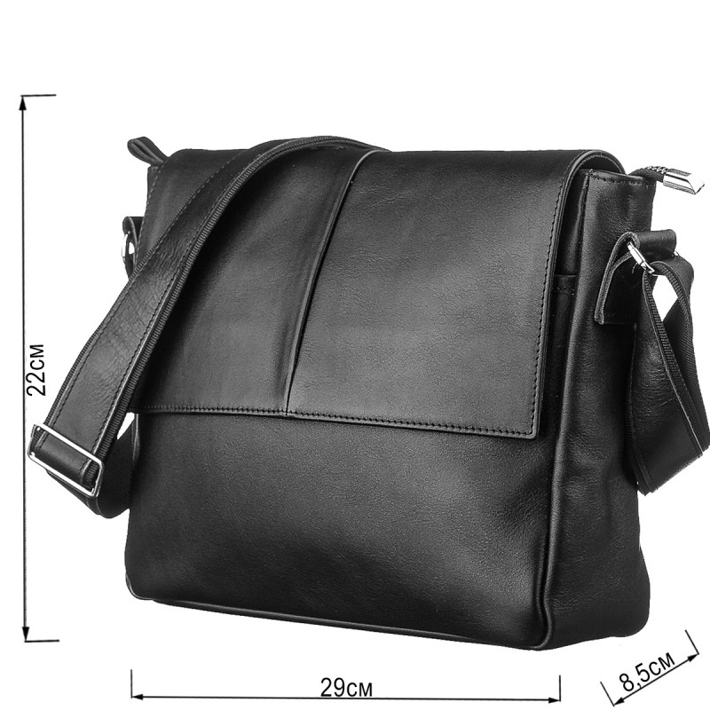 Сумка SHVIGEL кожаная Черная