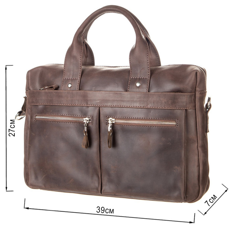 Сумка для ноутбука SHVIGEL Коричневая