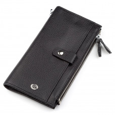 Гаманець ST Leather (ST) надійний Чорний