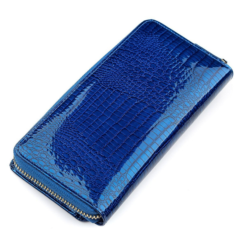 Гаманець жіночий ST Leather (SA) лакований Синій