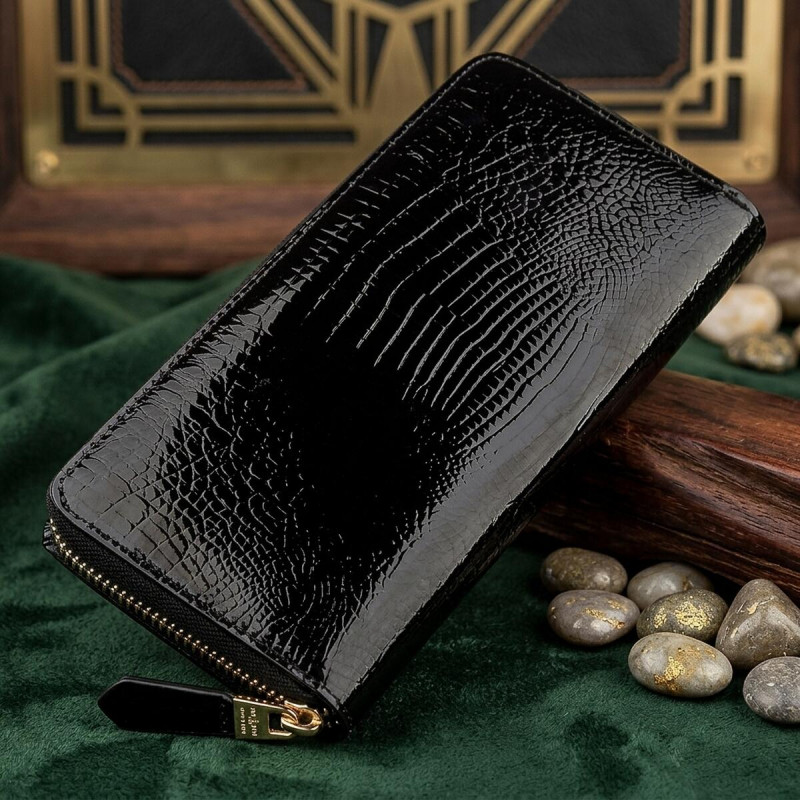 Гаманець жіночий ST Leather (SA) натуральна шкіра Чорний