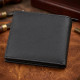 Мужской кошелек ST Leather (ST) натуральная кожа Черный