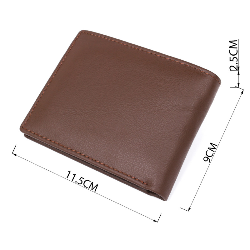 Мужской кошелек ST Leather (ST-) НОВИНКА Коричневый