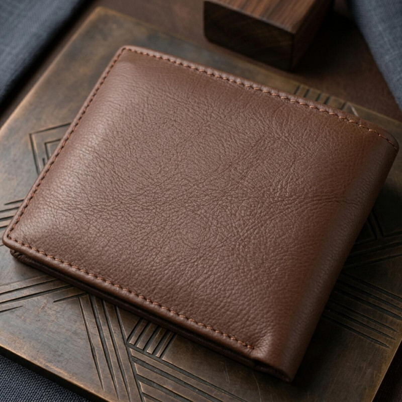 Мужской кошелек ST Leather (ST-) НОВИНКА Коричневый