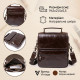 Сумка чоловіча месенджер Vintage Коричнева