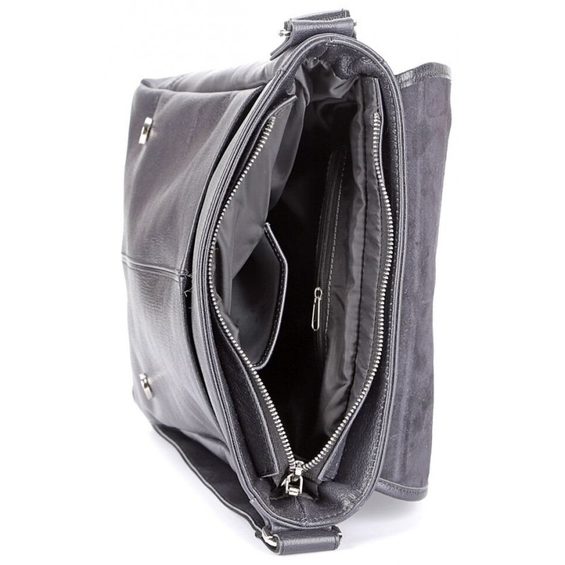 Сумка SHVIGEL з натуральної шкіри Чорна