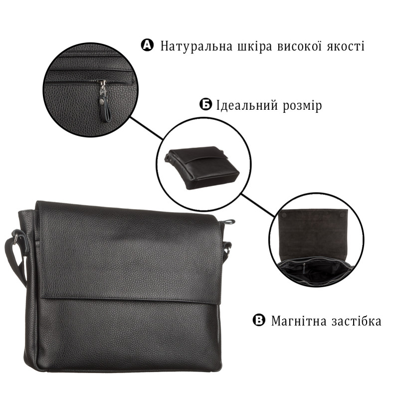 Сумка SHVIGEL Чорна