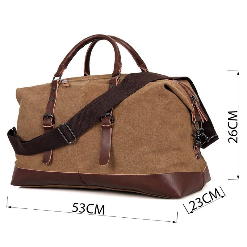 Сумка дорожня Vintage Коричнева