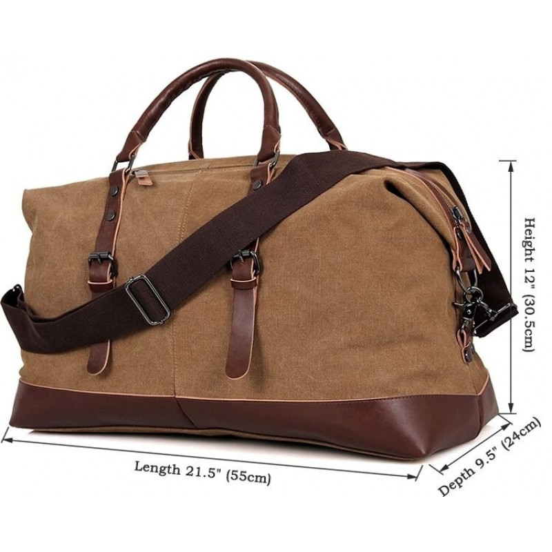 Сумка дорожня Vintage Коричнева