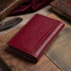 Візитниця-книжка ST Leather Бордова